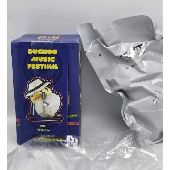 Duckoo Music Festival Pop Mart Figure  POP – Sealed Bag  ID Card Box Open Bottom - Picture 1 of 5